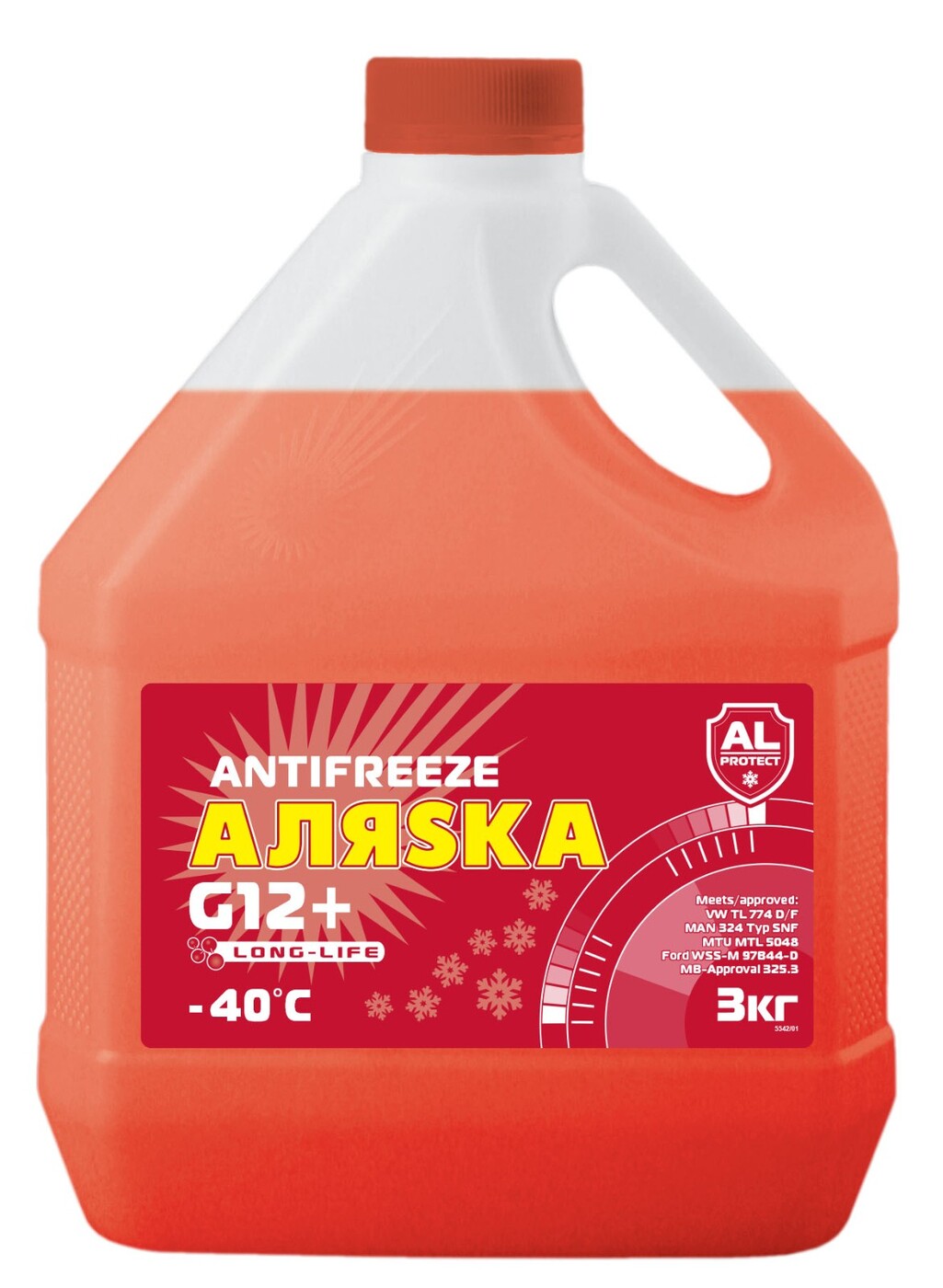Антифриз Аляска -40 RED G11 — канистра
